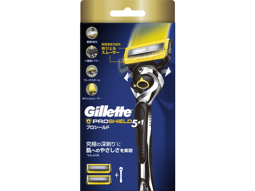 【吉列Gillette】鋒護Proshield潤滑系列剃鬚/刮鬍刀1刀架2刀頭