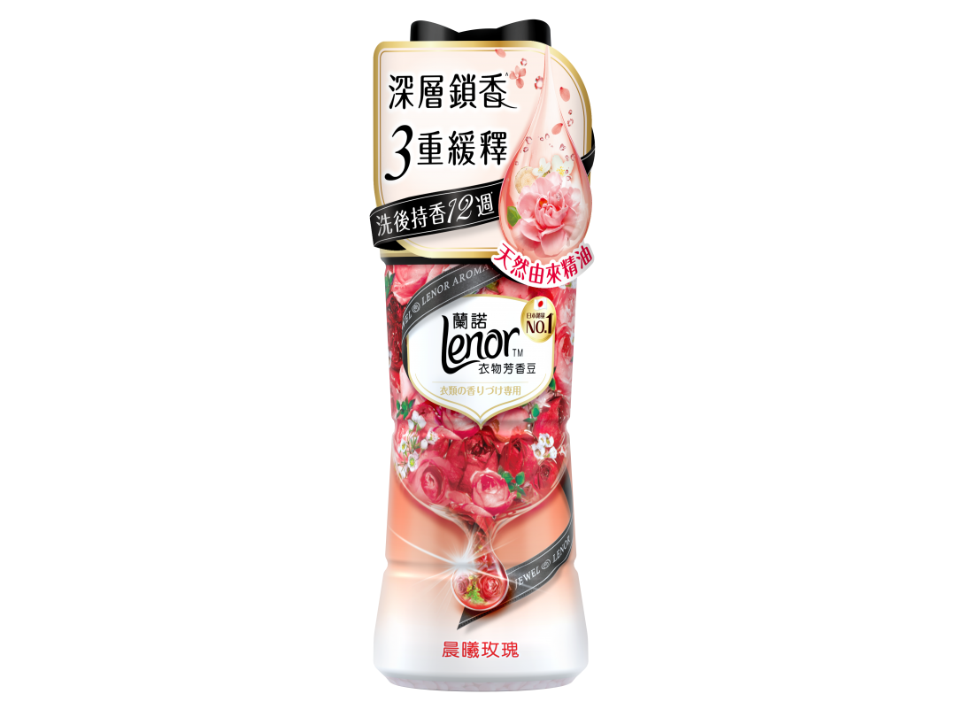 LENOR蘭諾衣物芳香豆晨曦玫瑰520ml