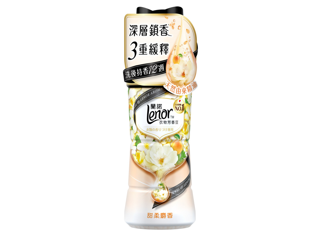 LENOR蘭諾衣物芳香豆甜柔麝香520ml