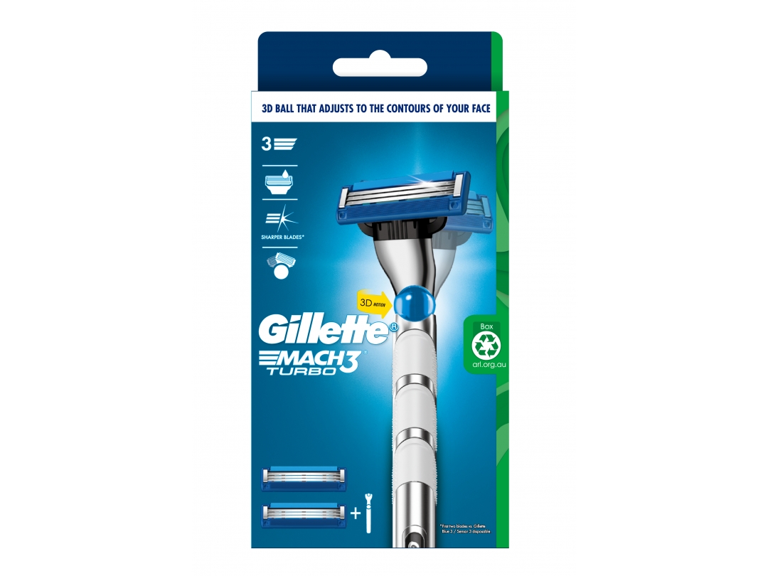 【吉列Gillette】 Mach3 Turbo 鋒速突破系列 1刀架2刀頭