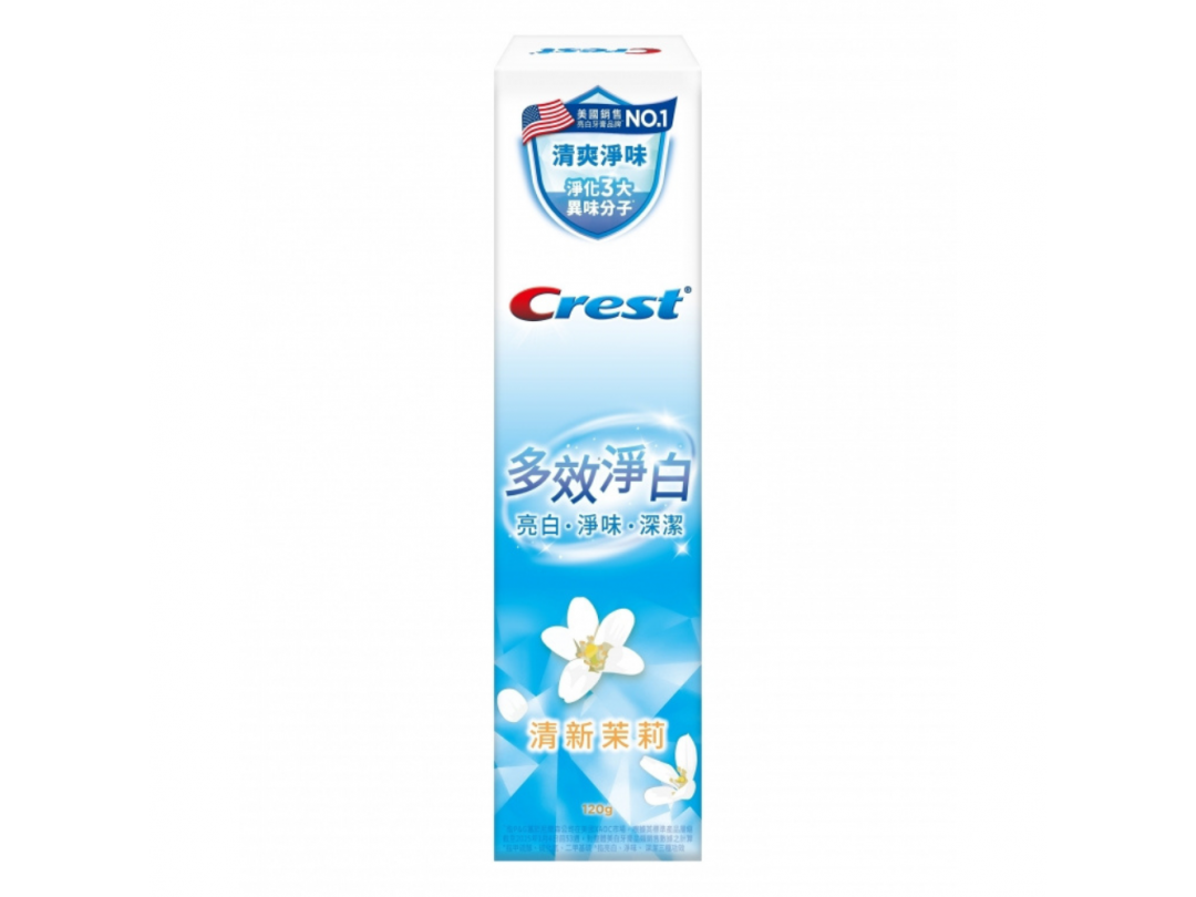 【Crest】多效淨白牙膏-清新茉莉120g